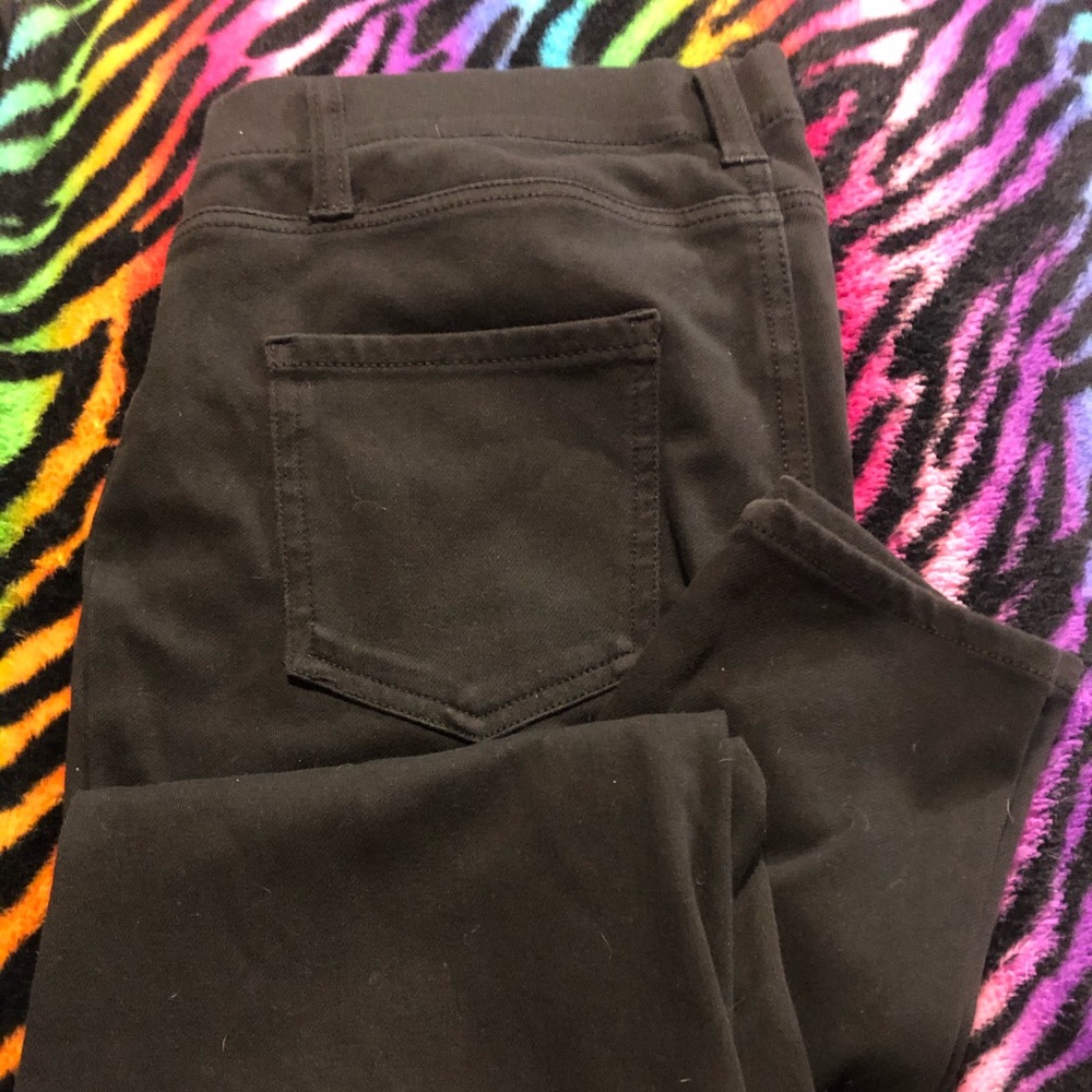 Black jeggings